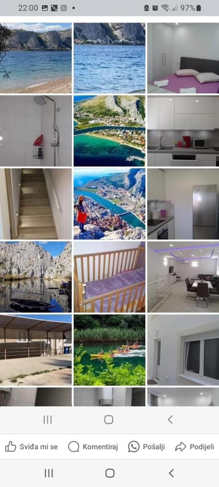 Apartment Nevena Omiš Exterior foto